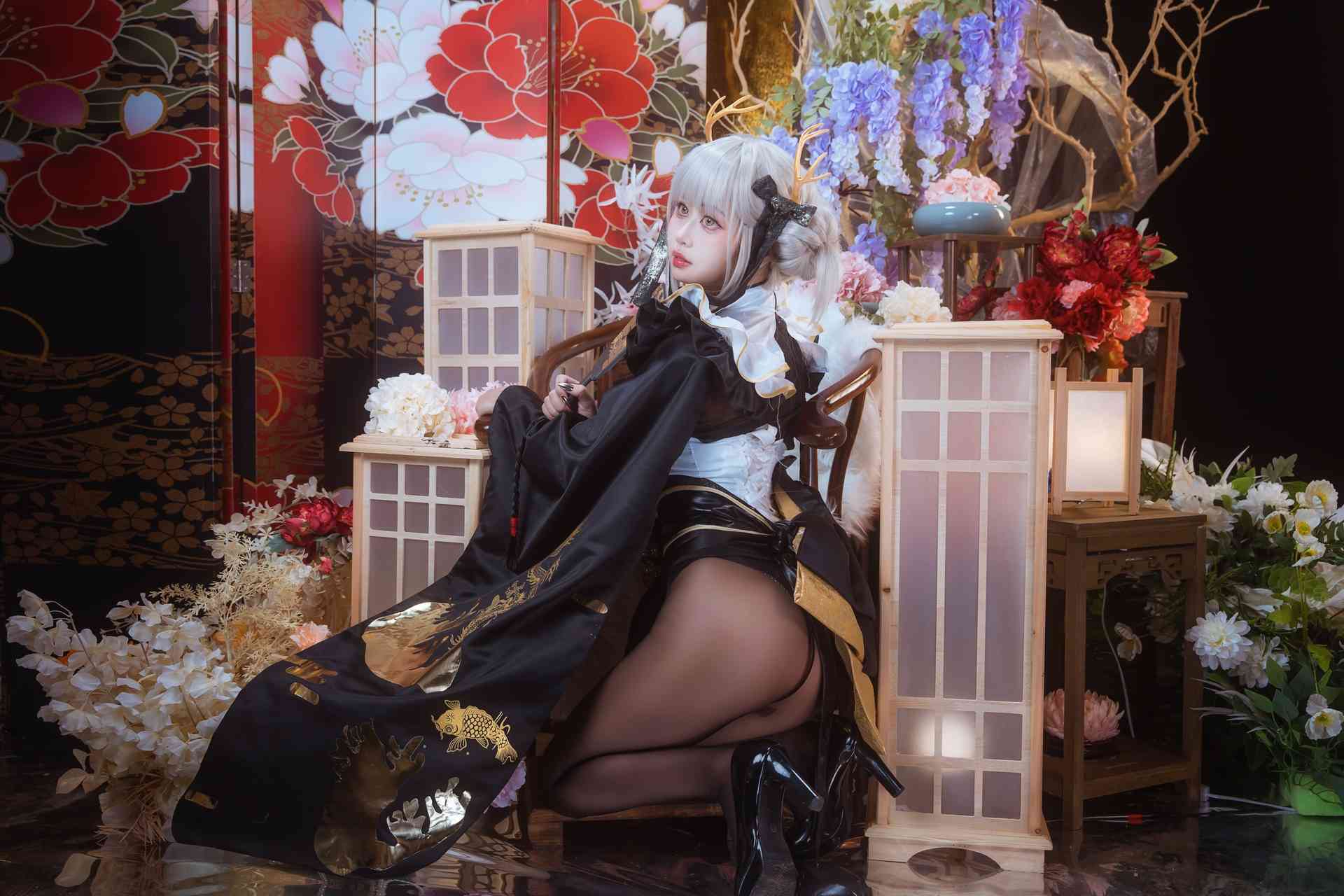 NO.046萌芽儿o0白兔和服美丽写真【18P】-可宝主